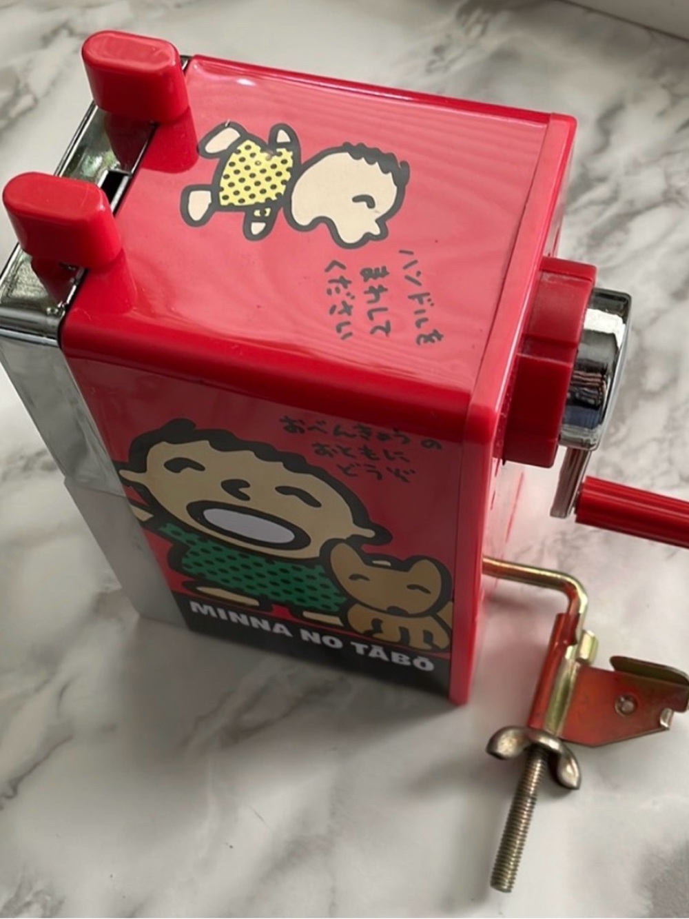 Sanrio - Minna no tabo 1989 retro metal pencil sharpener - made in Japan - Picture 8 of 11